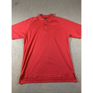 Jos. A Bank Leadbetter Golf Polo Shirt Sz‎ Large L  Red Pima Cotton